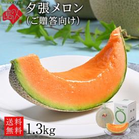 夕張メロン 1.3kg(1玉) 共撰優品(糖度11％以上)【送料無料】【ご贈答向け】