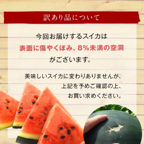 訳あり でんすけすいか 北海道 当麻産 1玉8〜10kg前後【送料無料】ご自宅用 産地直送06