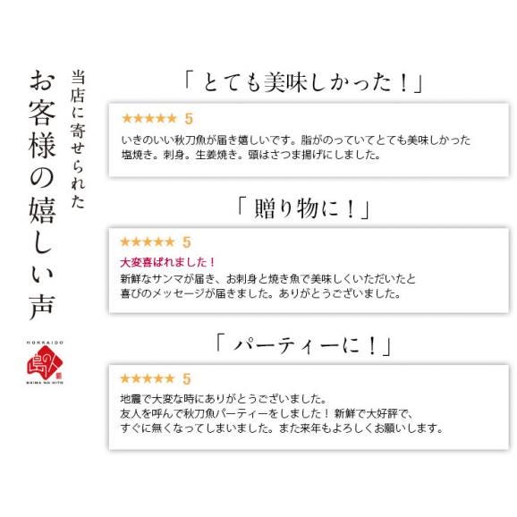 北海道産 サンマ 2.0kg 生さんま　お刺身で食べられるほど高鮮度【獲れたてをすぐお届け】05