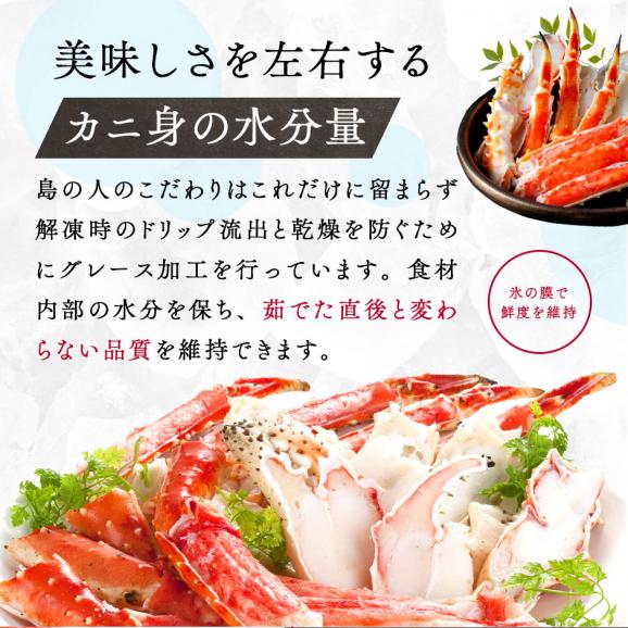 【便利なカット済み】タラバガニ 特大蟹脚 1.0kg前後（2～3人前）冷凍【送料無料】05