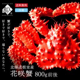北海道 根室産 花咲ガニ(姿) 800g前後【送料無料】