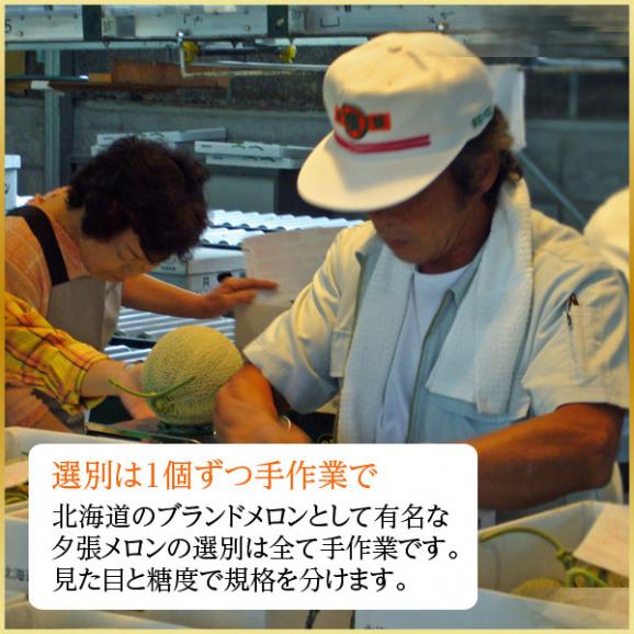 【6月20日~21日お届け】【父の日メロン】夕張メロン 大玉 2.0kg(1玉) 共撰優品(糖度11%以上)【送料無料】【ご贈答向け】04