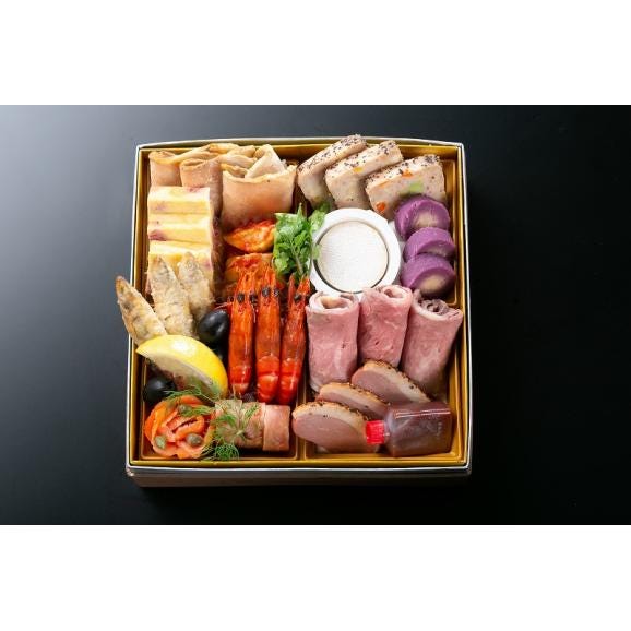 ≪スーパー早割≫彩・いろどり　和洋中　【生おせち】【送料無料】【55品】【3段重】03