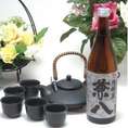 黒千代香セット5客ツル付（四ッ谷酒造 はだか麦を１００％の麦焼酎 兼八 720ml（大分県））焼酎ギフト