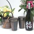 豪華酒器セット陶芸作家　安藤嘉規作（芋焼酎　結（ゆい）芋麹を使った芋芋焼酎　720ｍｌ）焼酎ギフト
