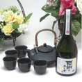 黒千代香セット5客ツル付（感謝を心より込めて濱田酒造　芋焼酎　感謝のきもち　25度　720ml[鹿児島県]）焼酎ギフト