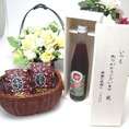 【贈り物】採りたてぶどう果汁のお酒 秋田銘醸 採りたてぶどう果汁リキュール  500ml （秋田県）（木箱入）+オススメ珈琲豆（特注ブレンド200ｇ、ハッピーブレンド200ｇ）