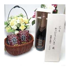 【贈り物】あのドンペリに勝ったワイン♪ロジャー グラートカヴァ ロゼ 750ｍｌ（木箱入）+オススメ珈琲豆（特注ブレンド200ｇ、ハッピーブレンド200ｇ）