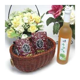 【贈り物】完熟梅の味わいと日本酒のうまみをたっぷりの梅リキュール うめとろ500ｍｌ 7％奥の松酒造（福島県）+オススメ珈琲豆（特注ブレンド200ｇ、ハッピーブレンド200ｇ）
