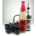 【送料無料】黒千代香セット5客ツル付 (麦焼酎黒麹閻魔・ 閻魔 720ml2本) 【黒千代香セット】