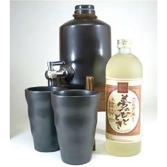 【送料無料】焼酎サーバー豪華セット(【限定酒】井上酒造 夢のひととき25度720 ) 【贅沢な焼酎サーバー】01