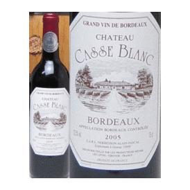 フランス高品質赤ワイン　シャトー・カスブラン　赤 ACボルドー（フランス）７５０ｍｌ　【高品質お手頃ワイン】