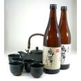 黒千代香セット5客ツル付【限定品】 本格芋焼酎 風憚(ふうたん)2本セット720ml 【黒千代香セット】
