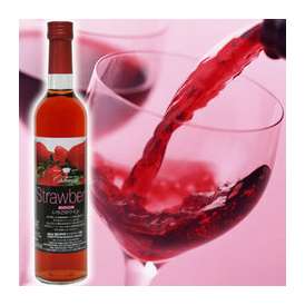 【送料無料】贈り物！シャンモリ いちごのワイン（宮城県産とちおとめ苺）500ｍｌ 【リキュールセット】