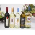 セレクションイタリアワイン（赤1本、白4本）で750ml×5本