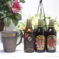 【送料無料】【日本製萬古焼き】備前金彩泡立ちビールジョッキ陶芸作家　安藤嘉規作（金しゃち赤味噌、八丁味噌、感謝ビール）セット330ｍｌ×3本）