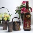 【送料無料】豪華酒器セット陶芸作家　安藤嘉規作（本格芋焼酎　赤霧島1800ml）焼酎ギフト