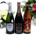 送料無料！セレクションSAKE福袋3本セット(本格芋焼酎赤霧島900ml ロジャーグラートロゼ750ｍｌ　ロジャーグラート カヴァ　ドゥミ・セック 750ml)