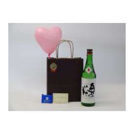 お誕生日風船セット日本酒セット(奥の松 特別純米酒 720ml(福島県))メッセージカード ハート風船 ミニチョコ付き