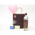 お誕生日風船セット焼酎セット(そば100％使用 そば焼 ビルマの竪琴 20° 700ml（ミャンマー）)メッセージカード ハート風船 ミニチョコ付き