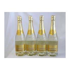 4セット マンズ ゴールド スパークリングワイン 金箔入りワイン 白 やや甘口 11% 720ml×4本