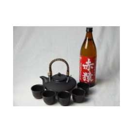 黒千代香セット5客ツル付（紫芋の王様使用 赤猿 25度 900ml）