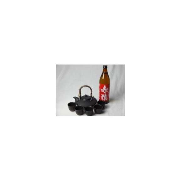 黒千代香セット5客ツル付（紫芋の王様使用 赤猿 25度 900ml）01