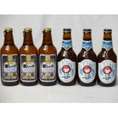 クラフトビールパーティ6本セット　金しゃちピルスナー330ml×3本　常陸野ネストホワイトエール330ml×3本