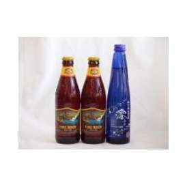 クラフトビールパーティ3本セット　ハワイコナビール(ビッグウェーブ・ゴールデンエール355ml×2)日本酒スパークリング清酒(澪300ml)