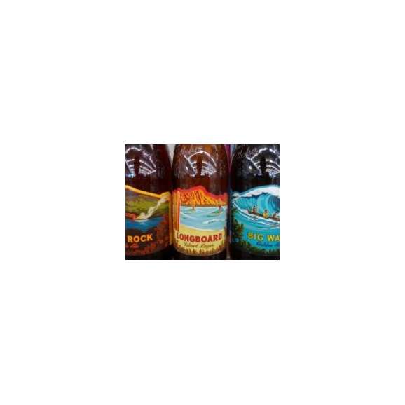 クラフトビールパーティ3本セット　ハワイコナビール(ロングボードアイランドラガー355ml×2)日本酒スパークリング清酒(澪300ml)03