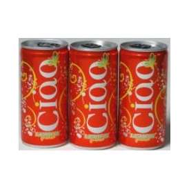 チャオ・レモン・ピーチ　赤　　ベビーサイズ 200ml缶（イタリア・スパークリングワイン・赤）甘口　200ｍｌ×20本CIAO LEMON PEACHAlc.5.0%