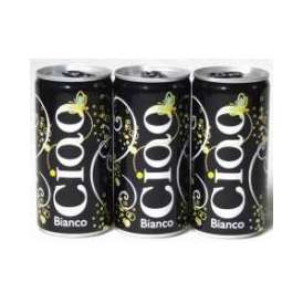 チャオ・ビアンコ NV　ベビーサイズ 200ml缶（イタリア・スパークリングワイン・白）やや辛口 200ml×24本CIAO BIANCO辛口　Alc.10.5%