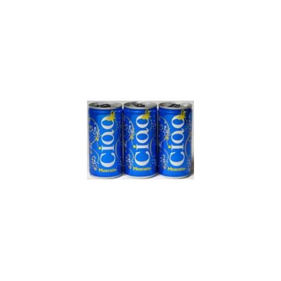 チャオ・モスカート NV　ベビーサイズ 200ml缶（イタリア・スパークリングワイン・カンティネ・スガルツィ）甘口　200ｍｌ&times;24本　CIAO MOSCATOAlc.8.0%01