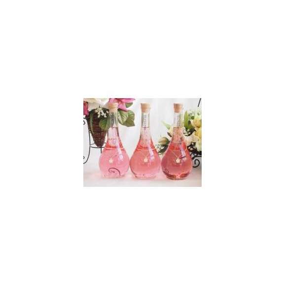 5本セット 女子の好きなとこ満載紀州梅酒 金箔入りblossom（ブロッサム）さくら梅酒 500ml&times;5本 パールが入った桜のネックレス付き 和歌山大学の女子大生と共同開発01