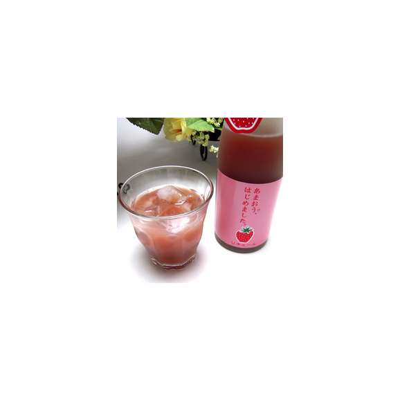 篠崎　福岡産ブランドあまおう100％使用　あまおう梅酒はじめました。　500ｍｌ　【女性に人気のリキュール】02