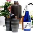 送料無料！焼酎サーバーセット豪華版（恒松酒造　本格芋焼酎　王道楽土720ｍｌ）　【焼酎サーバーセット】