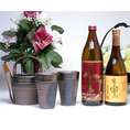 【送料無料】豪華酒器セット陶芸作家　安藤嘉規作（富乃宝山720ｍｌ・赤霧島900ｍｌ ）　【酒器セット】