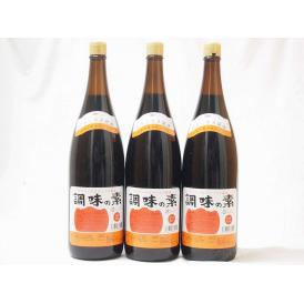 調味の素カツオだし入 ヤマコノのデラックス醤油 味噌平醸造(岐阜県)瓶 1800ml×3