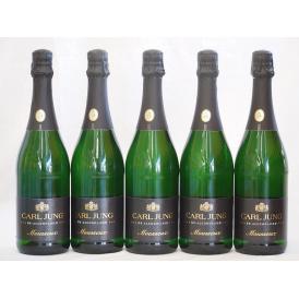 ドイツ脱アルコールスパークリング白ワイン カールユングドライ(やや辛口)750ml×5