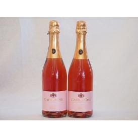 ドイツ脱アルコールスパークリングロゼワイン カールユング(やや辛口)750ml×2