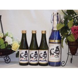 スパークリング日本酒中小4本セット 純米大吟醸 奥の松(福島県)720ml×1 290ml×3