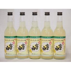 レモン酎ハイの素 富士白 25度 中野BC(和歌山県)600ml×5