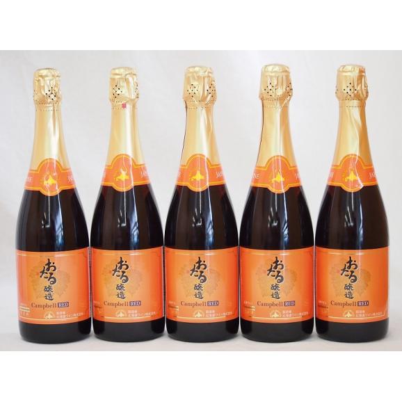おたる醸造 キャンベルアーリスパークリングレッドワイン赤 やや甘口(北海道) 720ml×501