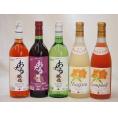 北海道おたるスペシャルワイン5本セット(やや甘口ナイアガラ白、甘口完熟ナイアガラ白、キャンベルロゼ、プレミアムキャンベル甘口ロゼ、辛口キャンベル赤)720ml×5本