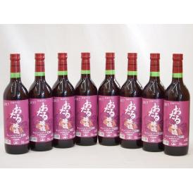 生葡萄酒 日本産葡萄100%使用 おたる醸造 キャンベルアーリ辛口赤ワイン(北海道)720ml×8