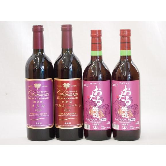 【再入荷！】 日本産葡萄100%使用4本セット おたる醸造(北海道) マスカット ワイン