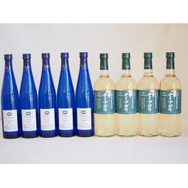 日本産ナイアガラワイン9本セット 720ml×4本　500ml×5本