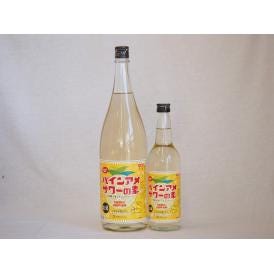 パインアメサワーの素セット 甘酸っぱくジューシーパイナップル果汁 25度 中野BC(和歌山県)600ml 1800ml