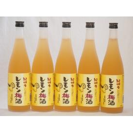 紀州のレモン梅酒 中野BC(和歌山県)720×5本
