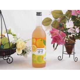 ゆず梅酒 和歌山県産南高梅使用 紀州の梅酒とゆずalc.12%　720ｍｌ